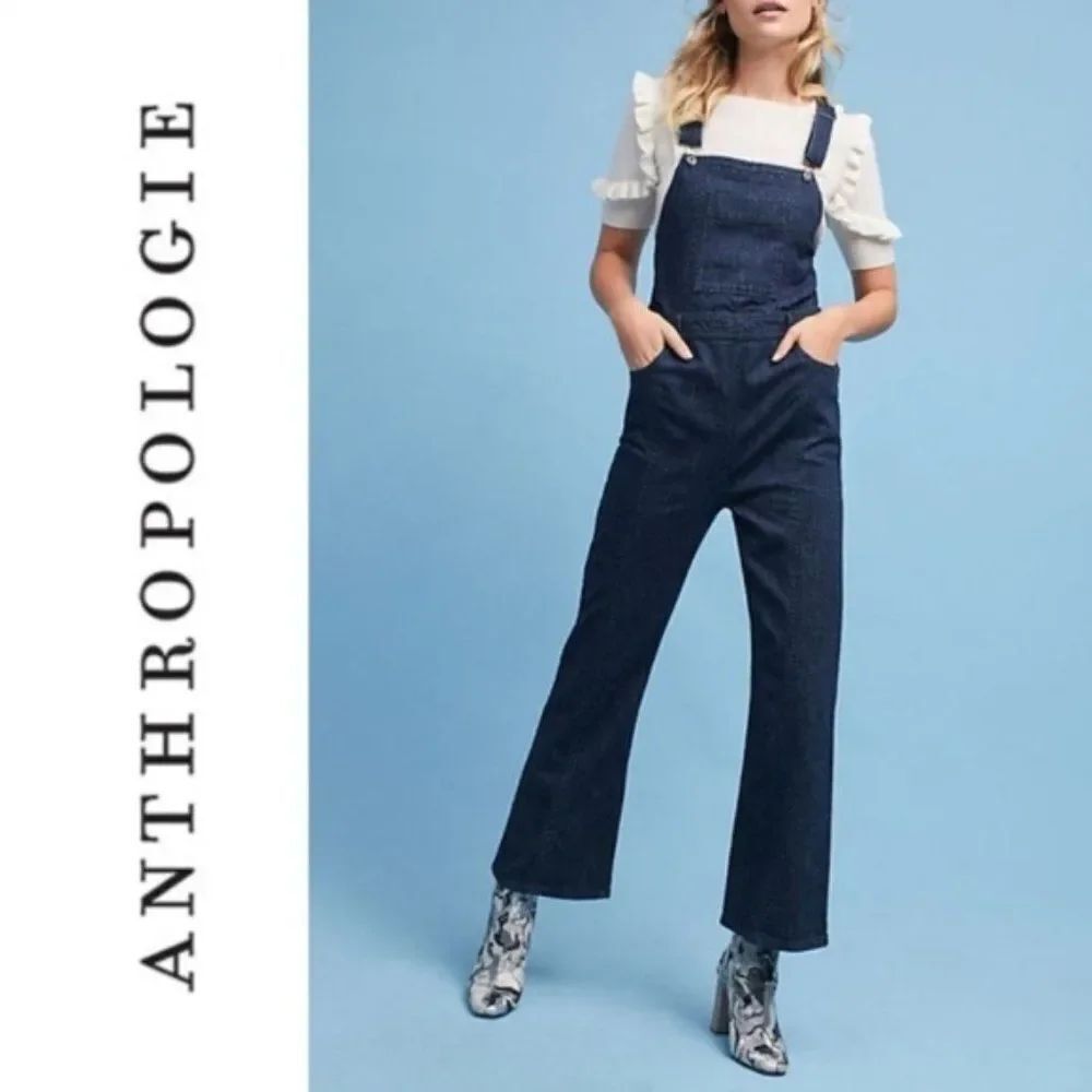 NWOT Anthropologie PILCRO & THE LETTERPRESS Denim Overalls 28